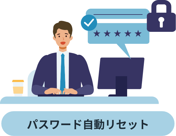 パスワード自動リセット